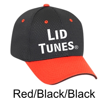 Lid Tunes Pro Mesh Sandwich Visor Cap